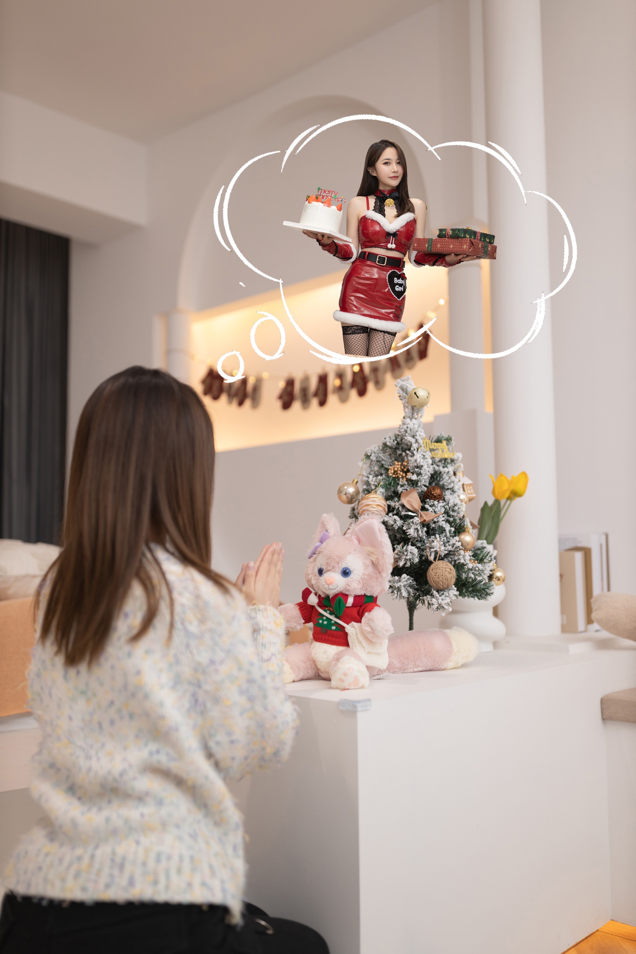 图片[1]-鱼子酱Fish – NO.184 （私拍） 内购无水印 NO.4383 圣诞礼物[131P]-XikXak